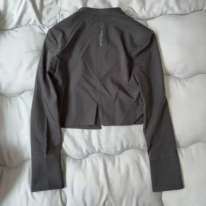 [BUNJANG] Mischief Neck Shirring Jacket Khaki / 미스치프 목 넥 셔링 자켓 카키