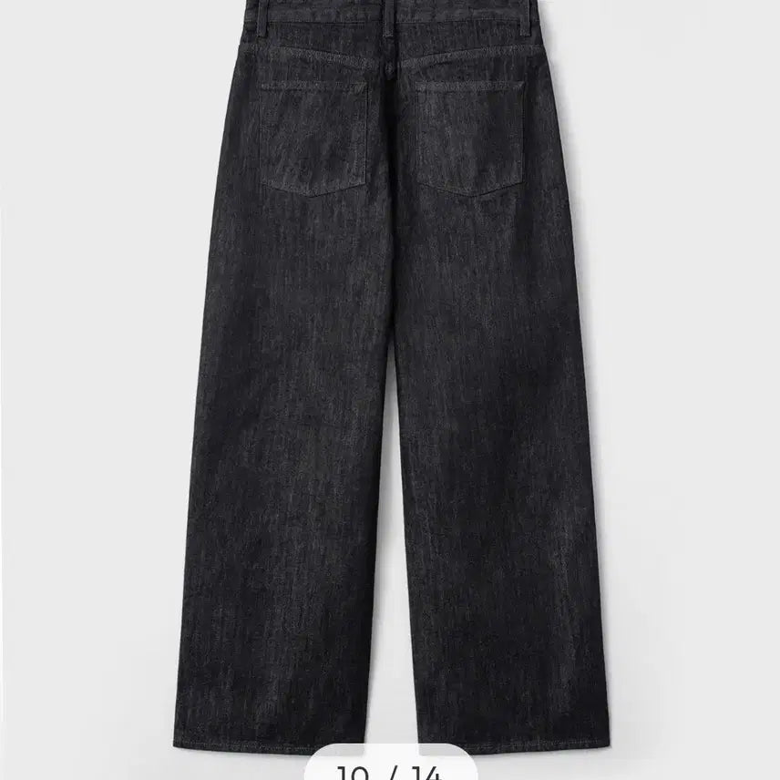 [BUNJANG] Bellier True Wide Denim Pants Low Black W32-L32 / 벨리에/트루 와이드 데님 팬츠 로우블랙/W32-L32