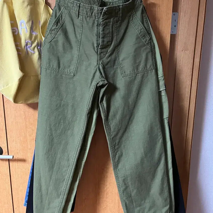 [BUNJANG] Tumon Baker Fatigue Pants Olive Khaki Size 32 / 투문 베이커 팬츠 퍼티그 팬츠 32사이즈