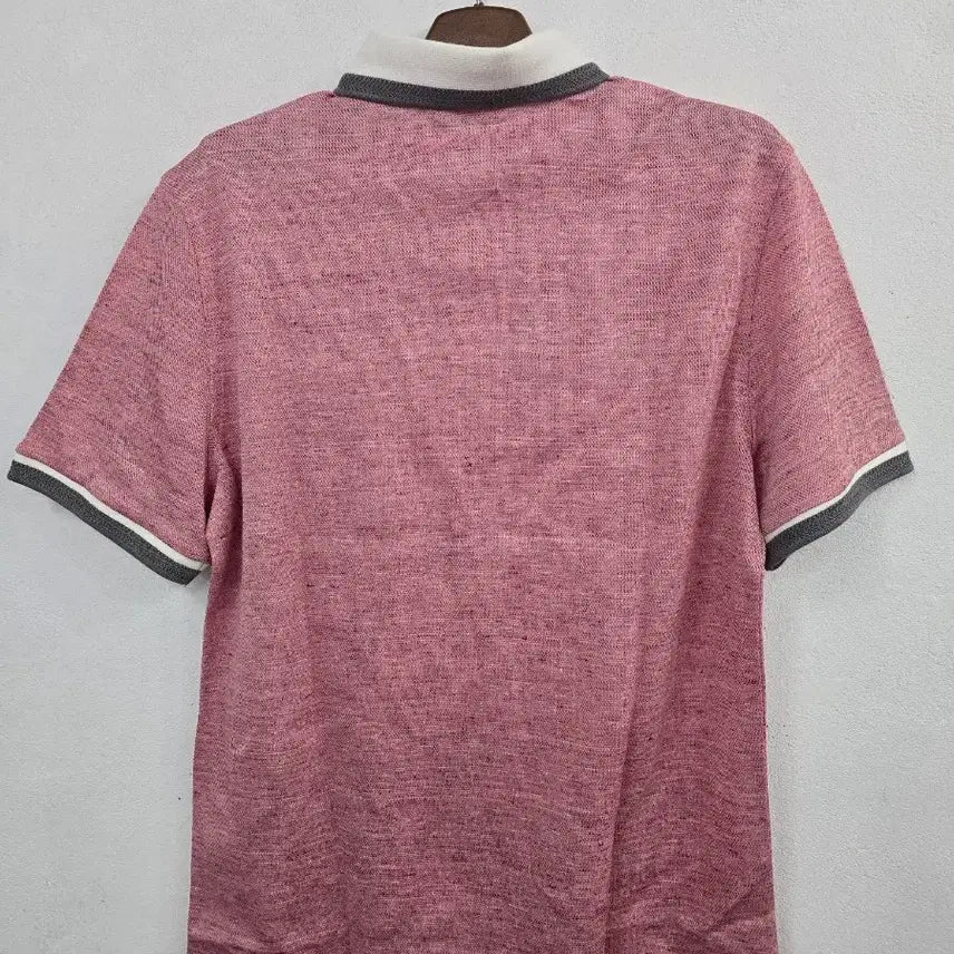[BUNJANG] OLZEN Linen Short Sleeve T-shirt - Pink / (새상품)OLZEN 올젠 린넷 반팔 티셔츠 핑크