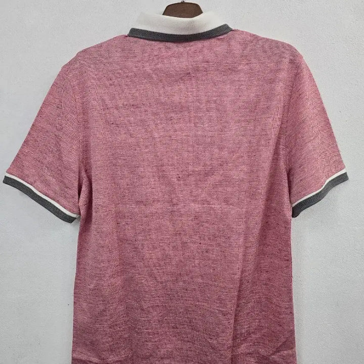 [BUNJANG] OLZEN Linen Short Sleeve T-shirt - Pink / (새상품)OLZEN 올젠 린넷 반팔 티셔츠 핑크