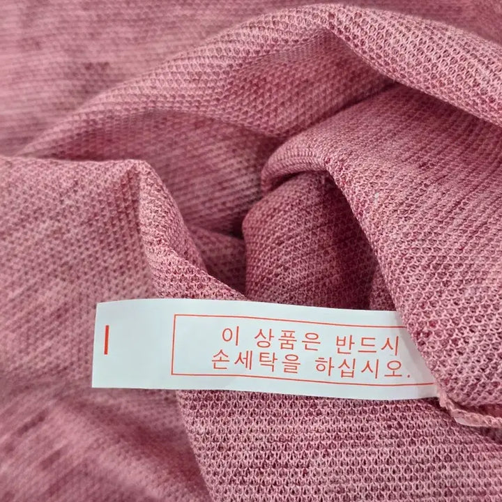 [BUNJANG] OLZEN Linen Short Sleeve T-shirt - Pink / (새상품)OLZEN 올젠 린넷 반팔 티셔츠 핑크