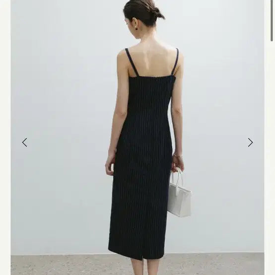 [SOLD OUT] 택ㅇ새상품)sie 시에 리사 벨티드 리넨 맥시드레스 네이비s