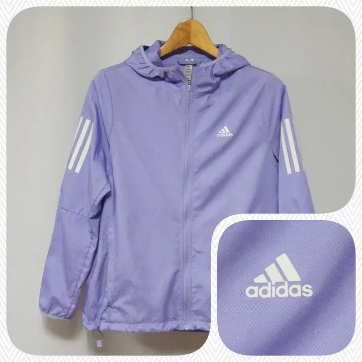 [SOLD OUT] 아디다스 퍼플 바람막이 후드점퍼 여성55
