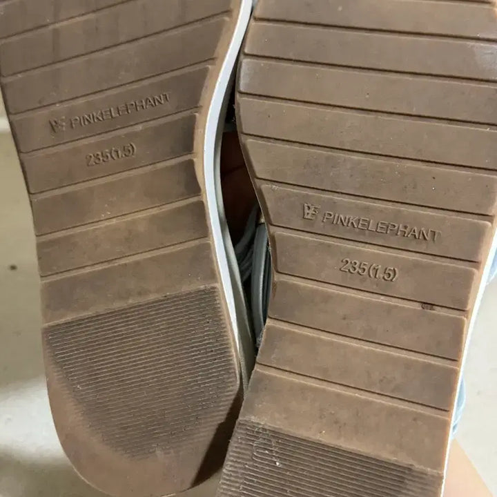 [BUNJANG] Pink Elephant Sky Blue Strap Sandals / 핑크엘리펀트 스트랩 샌들 하늘색
