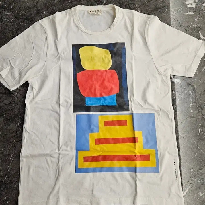 [BUNJANG] Marni Davidson Printed Short Sleeve T-shirt / Marni x Davidson 프린트 숏슬리브 티셔츠