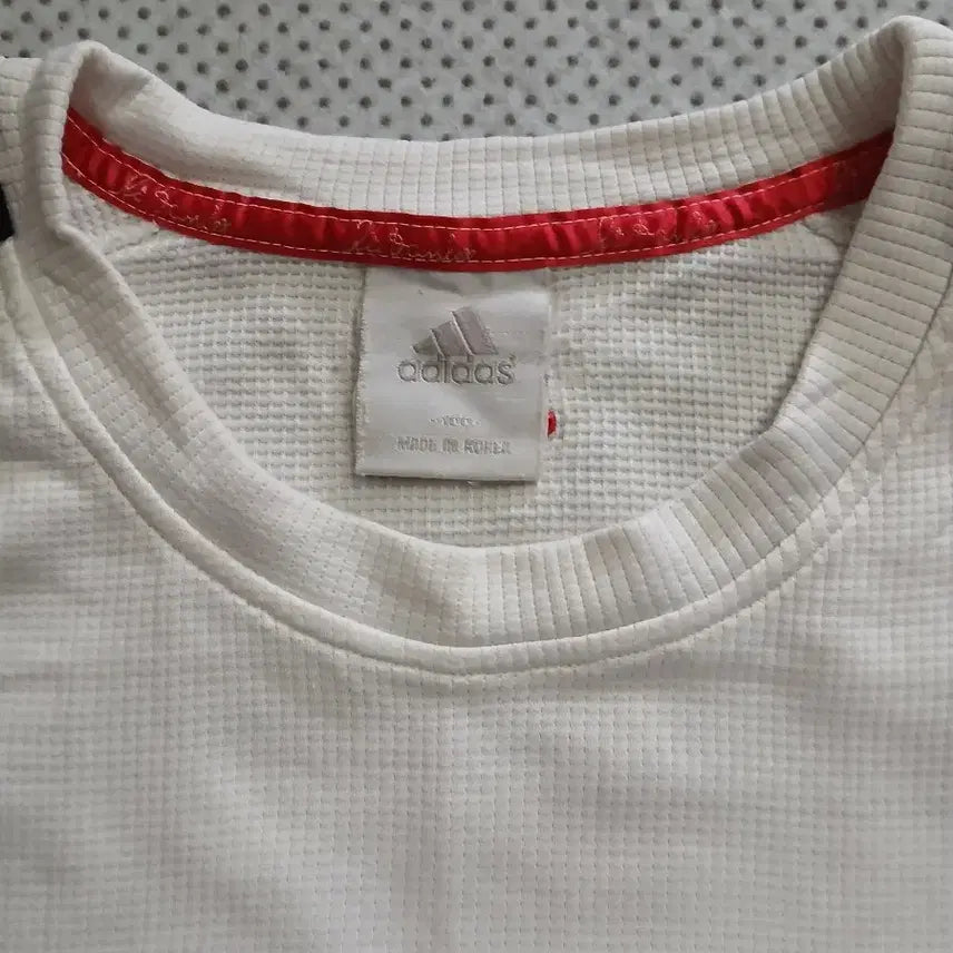 [BUNJANG] Adidas La Douche White Short Sleeve Training Set / 아디다스La Douche 화이트 반팔 트레이닝복 세트