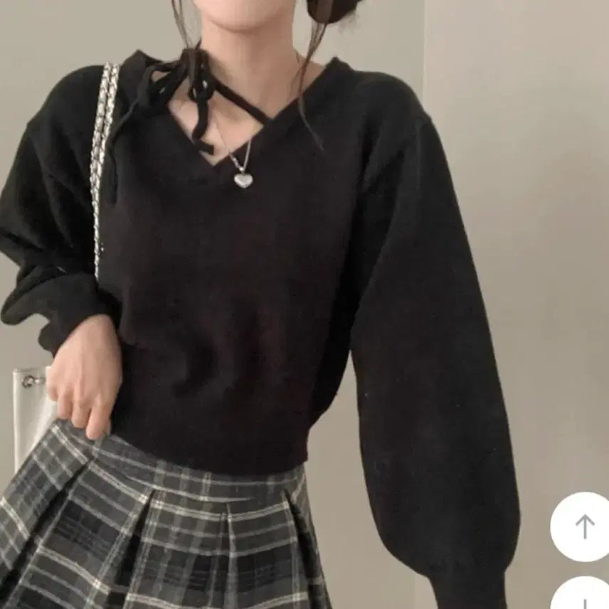 [BUNJANG] Ablley Off-Shoulder Knit (New) / (새상품) 에이블리 오프숄더 니트