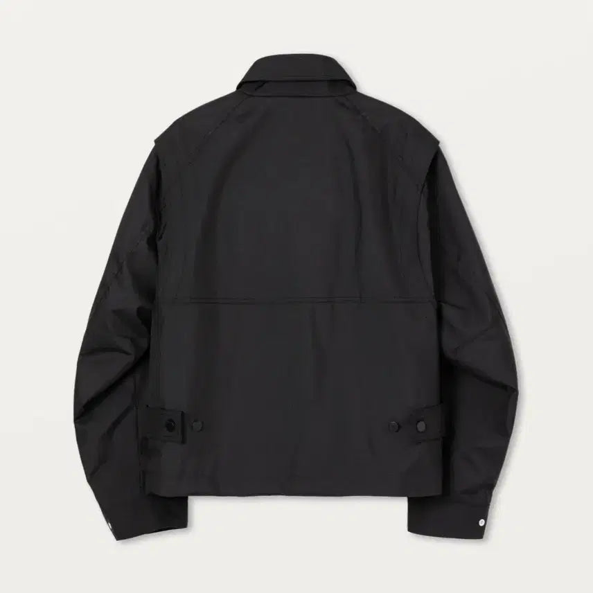 [BUNJANG] Solid Homme Black Shell Parka Multi Pocket Jacket / (새제품)솔리드옴므/블랙 쉘파카 멀티 포켓 자켓/50