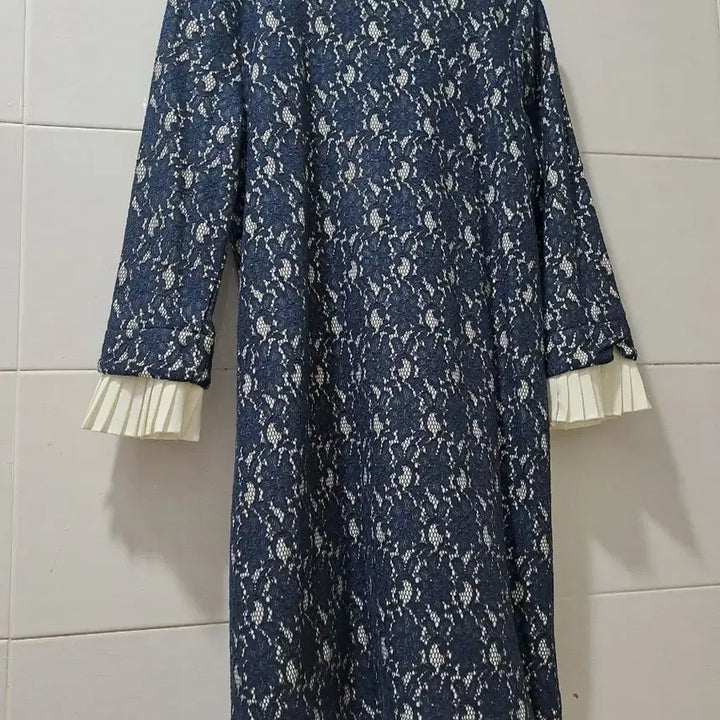 [BUNJANG] Guest Dress Lace Midi Dress / 새옷) 7부스매 하객용원피스 44