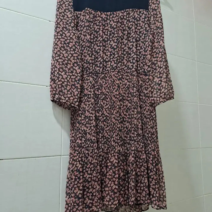 [BUNJANG] Floral Long Dress (Size 44-55) / 플라워 롱 원피스 44~55