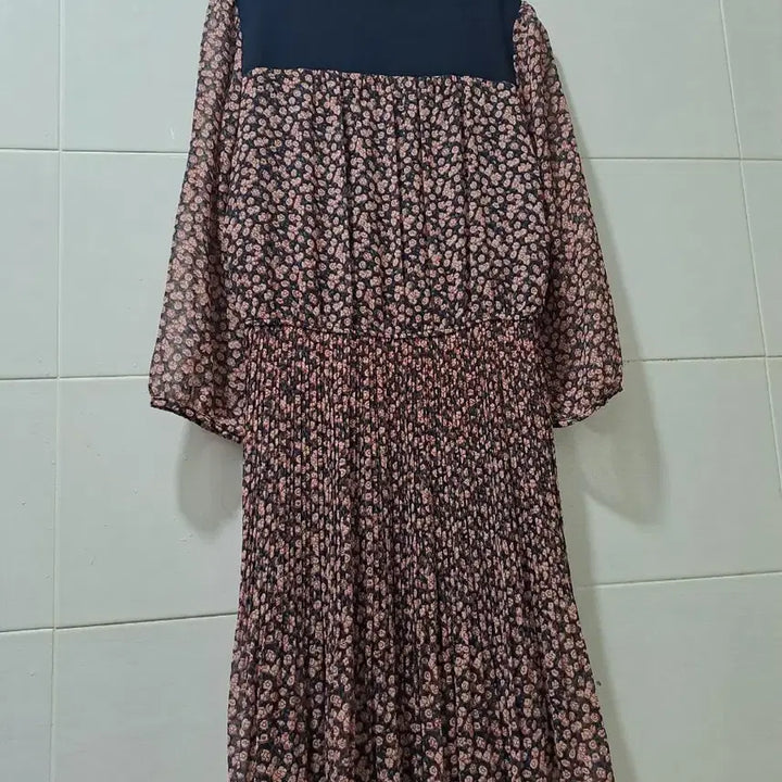 [BUNJANG] Floral Long Dress (Size 44-55) / 플라워 롱 원피스 44~55