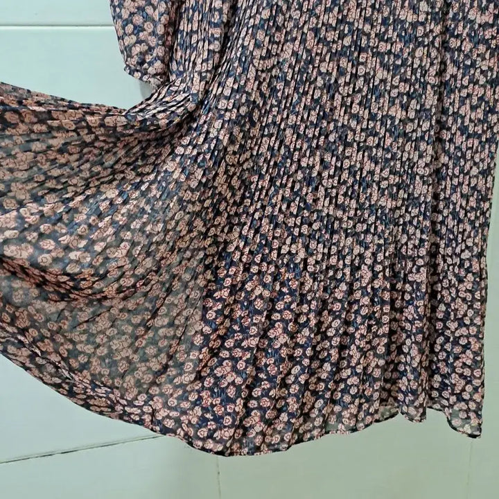 [BUNJANG] Floral Long Dress (Size 44-55) / 플라워 롱 원피스 44~55