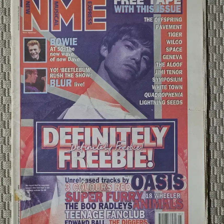 [BUNJANG] Oasis NME Magazine / 매거진 oasis 오아시스 -NME 대형 매거진