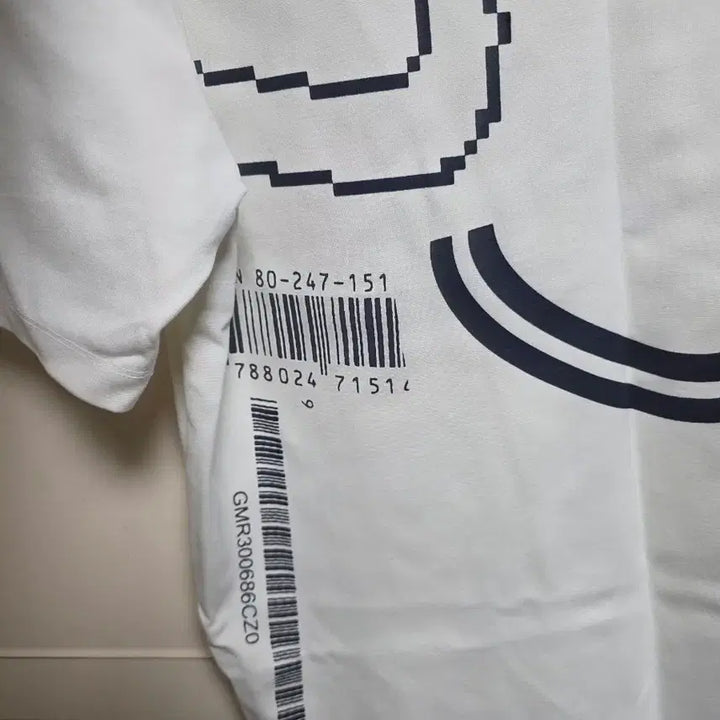 [BUNJANG] System Homme 100 Printed Short Sleeve T-shirt / 시스템 옴므 100 프린팅 반팔 티셔츠 화이트