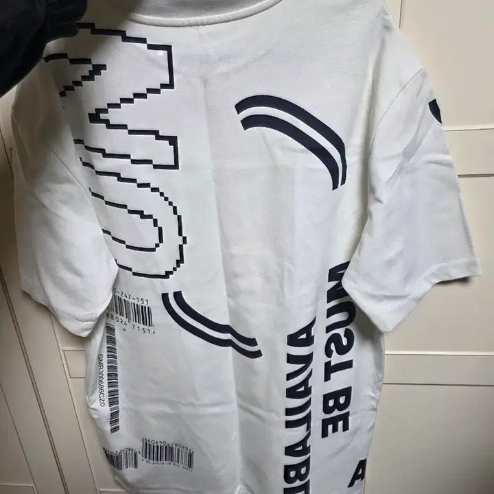 [BUNJANG] System Homme 100 Printed Short Sleeve T-shirt / 시스템 옴므 100 프린팅 반팔 티셔츠 화이트