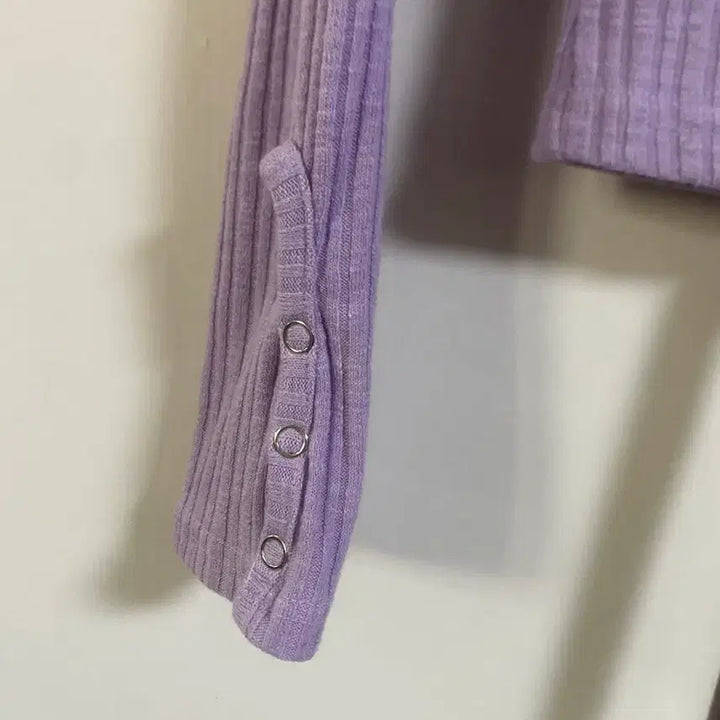 [BUNJANG] Lilac Knit Cardigan / 라일락색 니트가디건 55