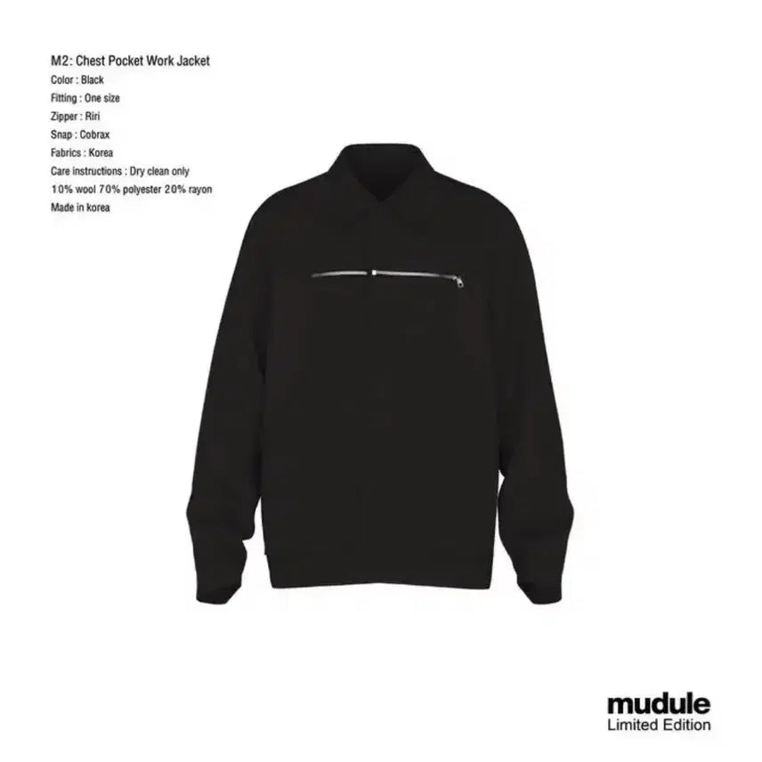 [BUNJANG] Module M2 Work Jacket / 머듈 M2 워크 자켓 Chest Pocket Work Jacket