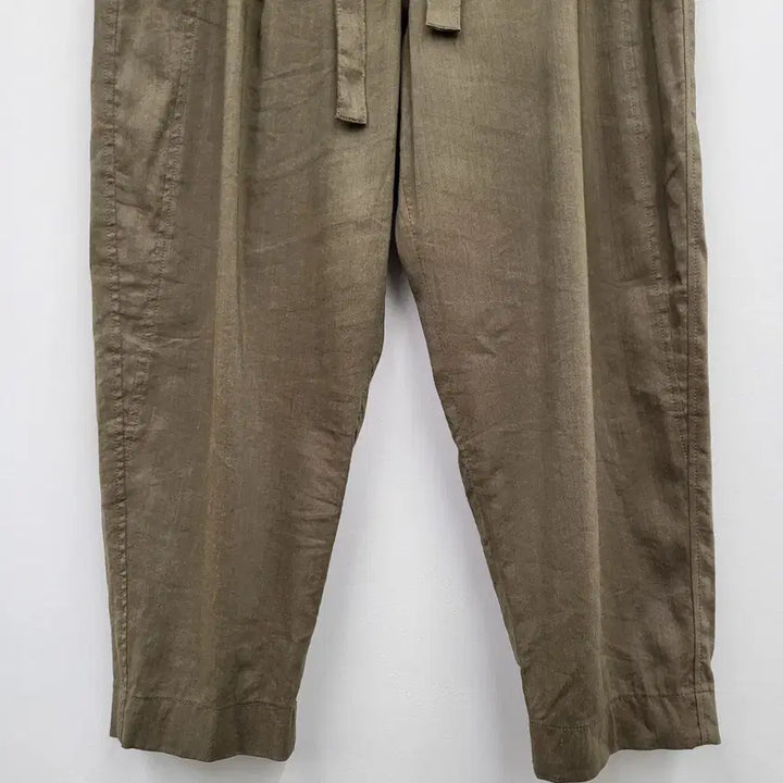 [BUNJANG] System Homme Linen Baggy Pants Khaki / 시스템옴므 린넨 배기 팬츠 카키
