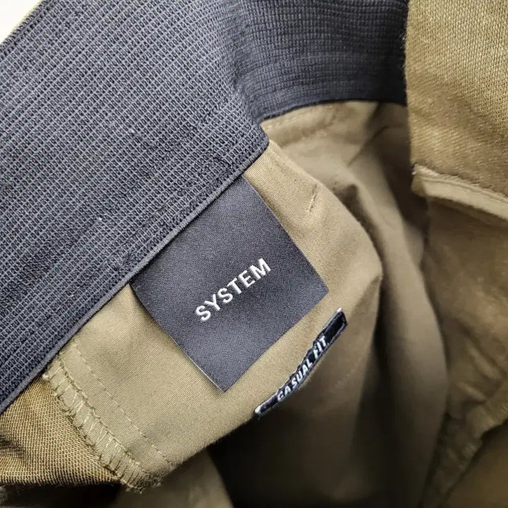 [BUNJANG] System Homme Linen Baggy Pants Khaki / 시스템옴므 린넨 배기 팬츠 카키