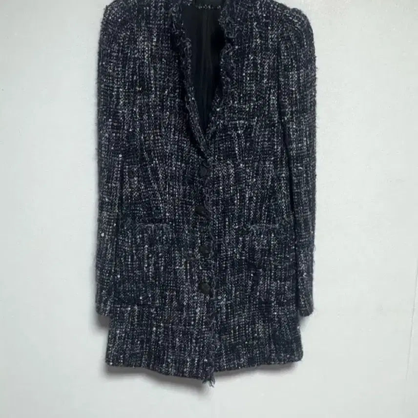 [BUNJANG] TIME Tweed Long Jacket / TIME 트위드 롱 자켓