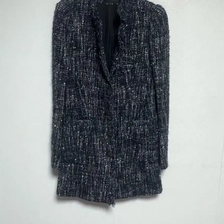 [BUNJANG] TIME Tweed Long Jacket / TIME 트위드 롱 자켓