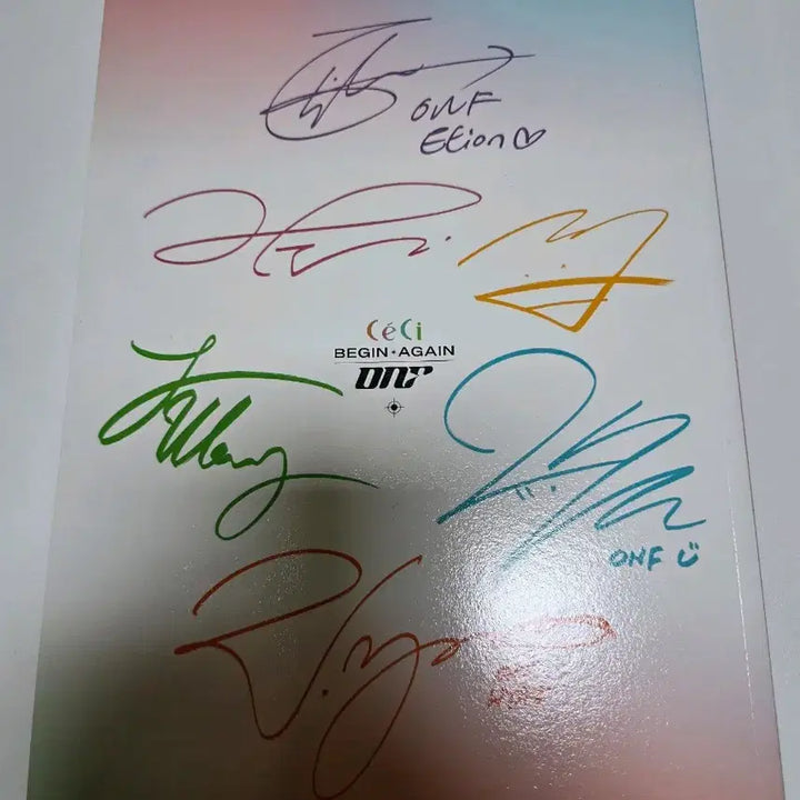 [BUNJANG] ONF Ceci Magazine Group Cover / 온앤오프(ONF) 쎄씨 잡지 단체 표지