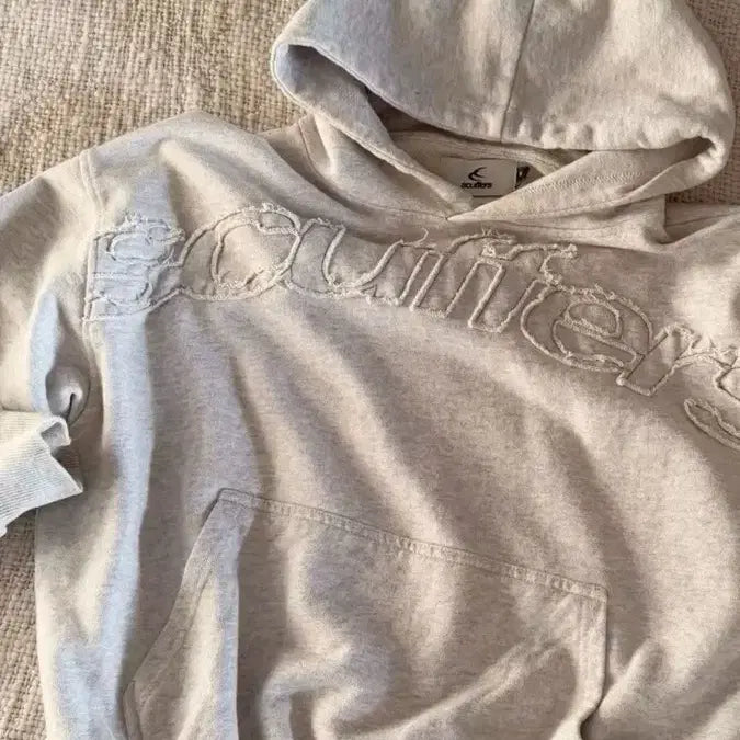 [BUNJANG] Scuffers Raw Light Grey Hoodie / scuffers Raw Light Grey Hoodie