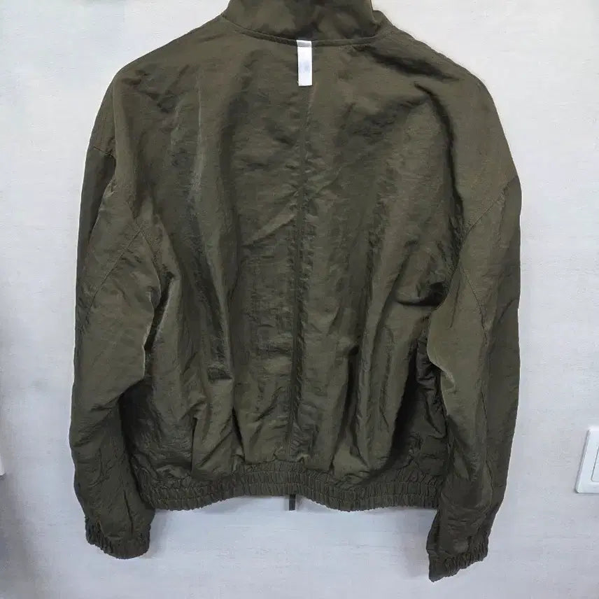 [BUNJANG] Nomaterial Nylon Blouson Jacket Deep Khaki L / 노매뉴얼 나일론 블루종 자켓 딥카키 L