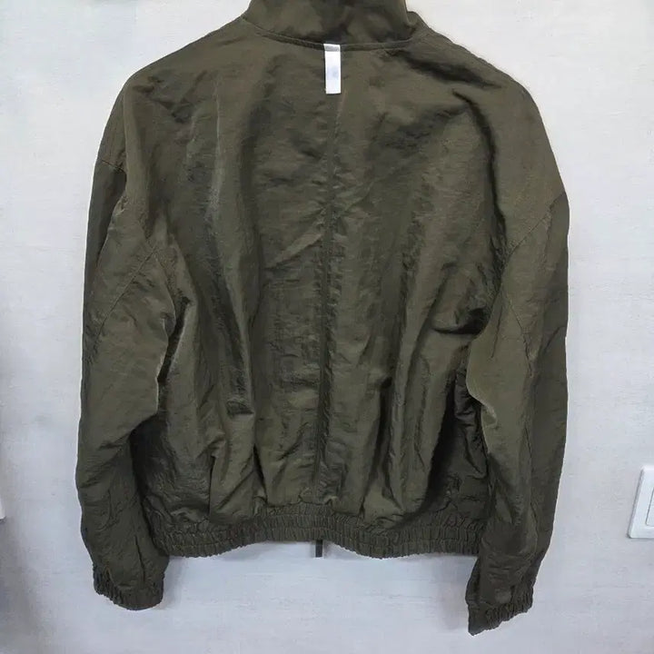 [BUNJANG] Nomaterial Nylon Blouson Jacket Deep Khaki L / 노매뉴얼 나일론 블루종 자켓 딥카키 L