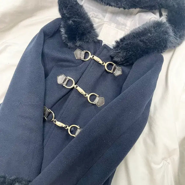 [BUNJANG] Cecil McBee Navy Short Coat / 세실맥비 숏코트 네이비 지뢰계