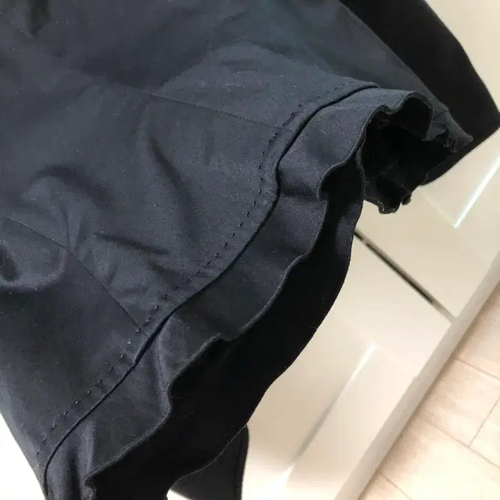 [BUNJANG] Koeseo Ohasio Black Ruffle Round Collar Stitch Jacket / 검정 프릴 러플 라운드카라 스티치 자켓 코이세이오 오헤시오