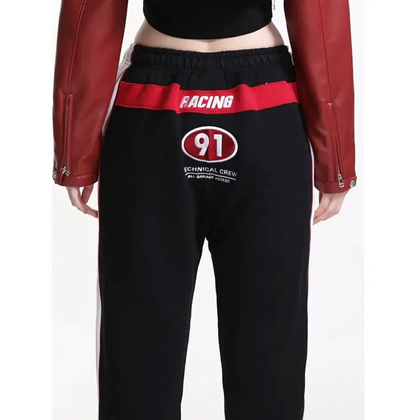 [SOLD OUT] 배드블러드 BCAC 레이싱 와이드 투웨이 조거 XS