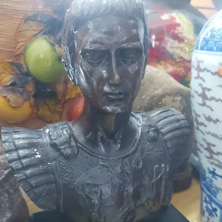 [BUNJANG] Roman Emperor Augustus Handcrafted Sculpture by Italian Artist / 로마초대황제 최초황재 수작업진품작가작