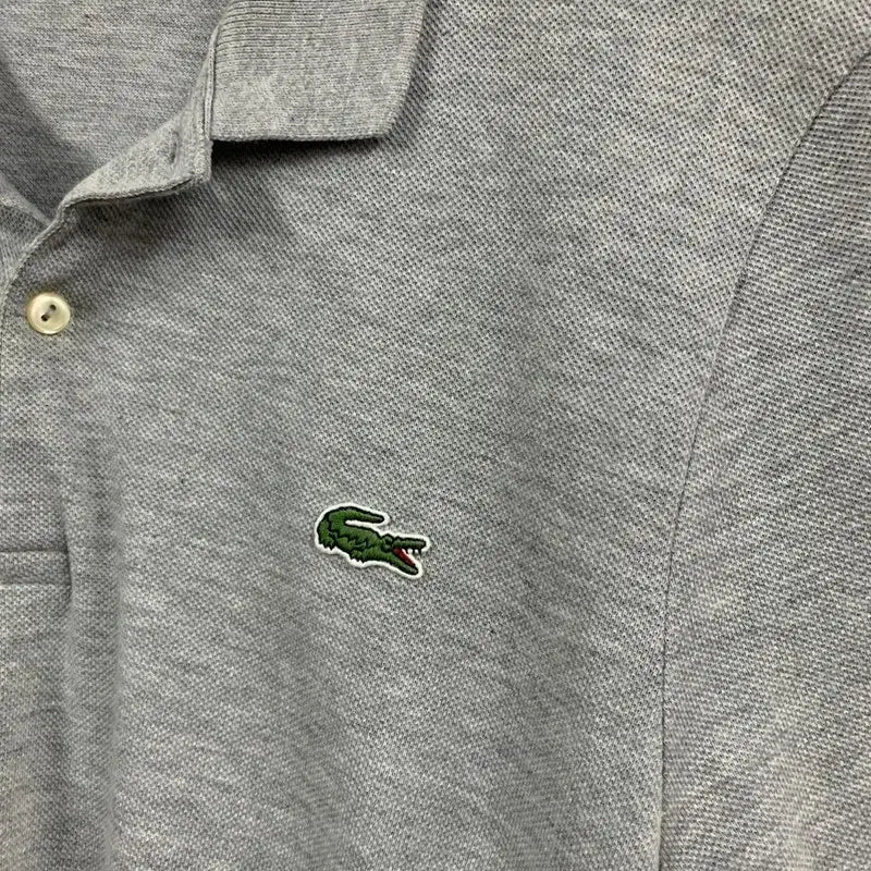 [BUNJANG] Lacoste Live Grey Short Sleeve Polo T-Shirt / L 라코스테 라이브 그레이 PK 폴로 반팔 카라티