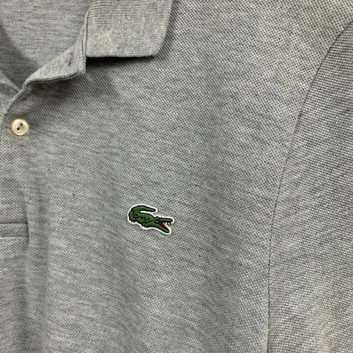 [BUNJANG] Lacoste Live Grey Short Sleeve Polo T-Shirt / L 라코스테 라이브 그레이 PK 폴로 반팔 카라티