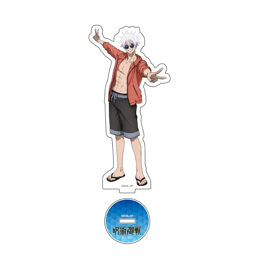 [BUNJANG] Jujutsu Kaisen Gojo Acrylic Stand Bundle Set / 주술회전 회옥옥절 오키나와 고죠 아크릴 스탠드 일괄 쿠지