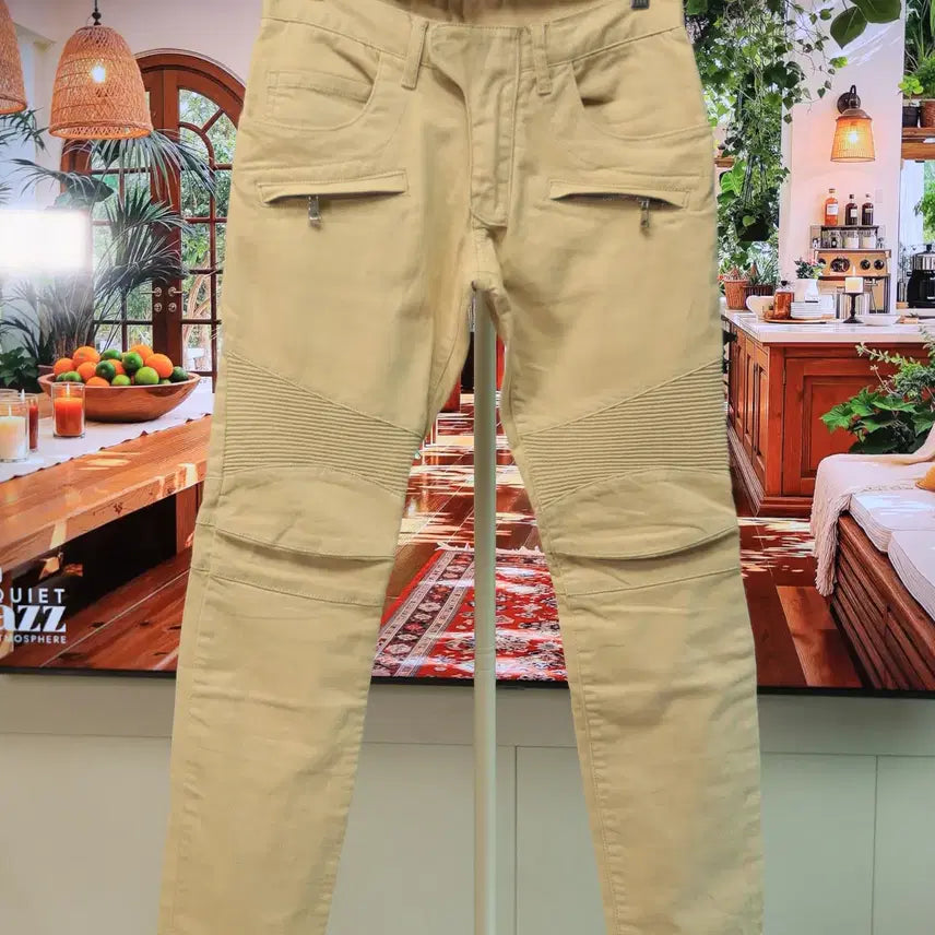 [BUNJANG] Balmain Paris Biker Pants / 발망 파리 바이커 팬츠 깔끔한데 존재감은 확실합니다