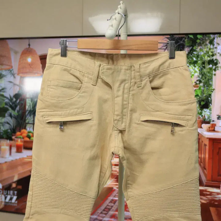 [BUNJANG] Balmain Paris Biker Pants / 발망 파리 바이커 팬츠 깔끔한데 존재감은 확실합니다