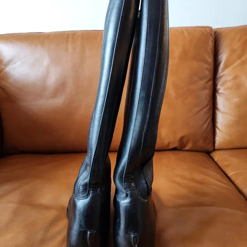 [BUNJANG] Custom Black Riding Boots - Women&