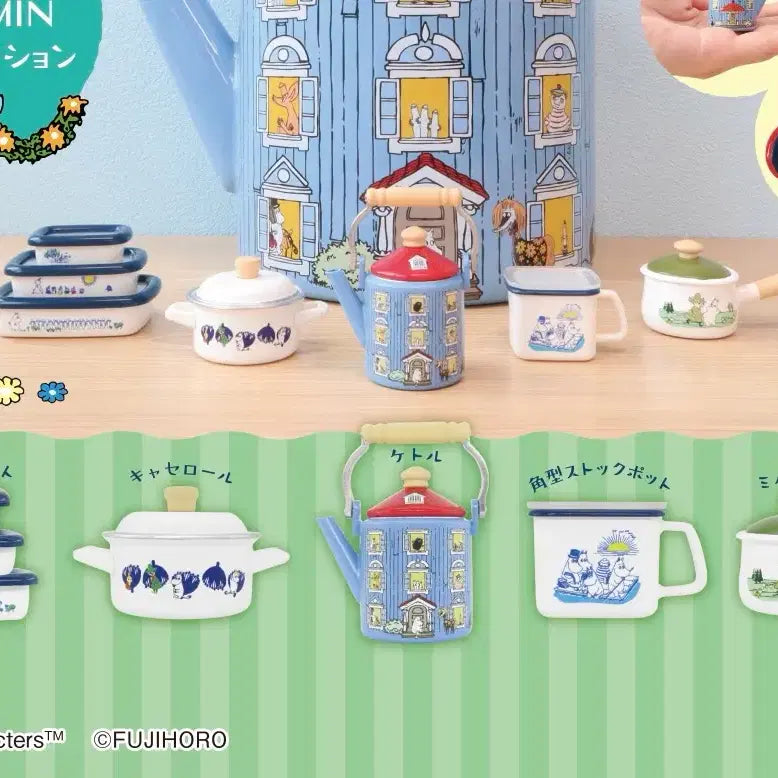 [BUNJANG] Fujiholo Moomin Miniature Figure / 후지호로 무민 미니어쳐