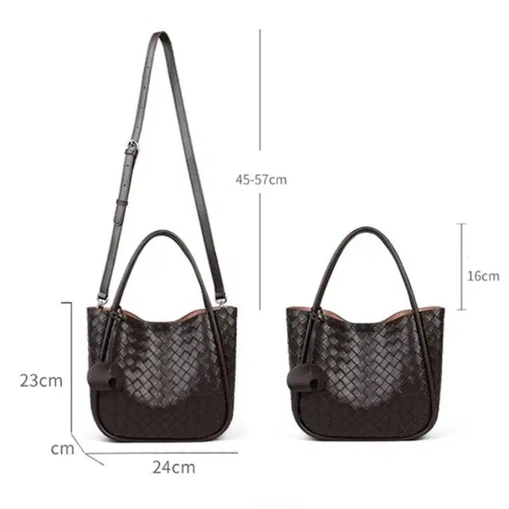 [BUNJANG] Wibangbag Genuine Leather Tote Crossbody Bag / 천연 소가죽 위뱅백 토트크로스백 가방 핸드백
