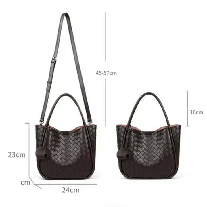 [BUNJANG] Wibangbag Genuine Leather Tote Crossbody Bag / 천연 소가죽 위뱅백 토트크로스백 가방 핸드백