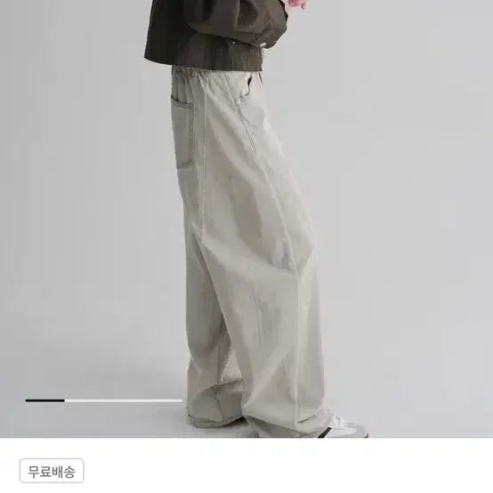[BUNJANG] 8Seconds Pigment Zip-Up Trucker Jacket (Khaki, L) / 에잇세컨즈 피그먼트 집업 트러커 카키 L사이즈 새상품
