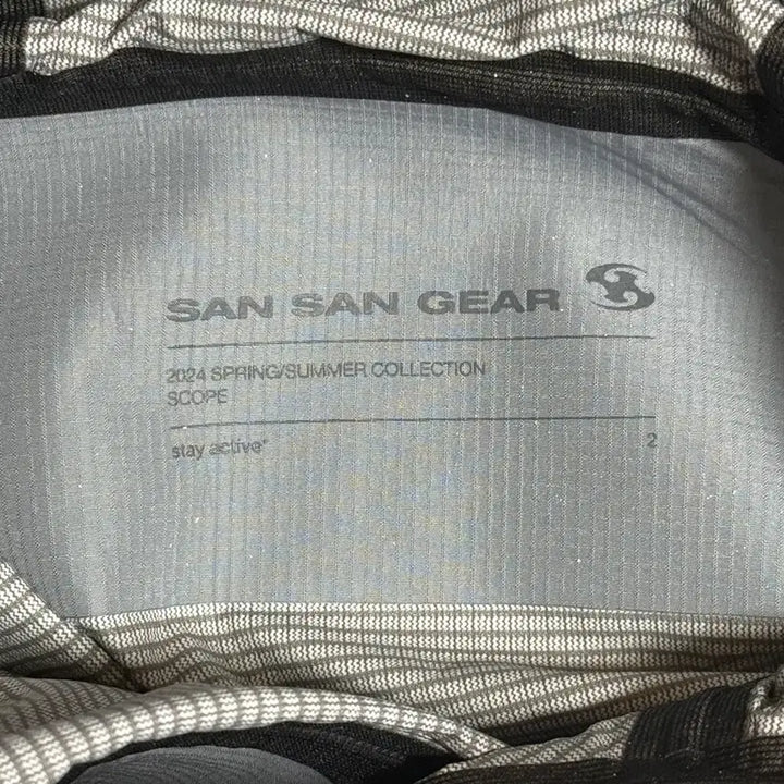[BUNJANG] Sansan Gear Ice Gray Windbreaker Jacket / 산산기어 아이스그레이 바람막이 2