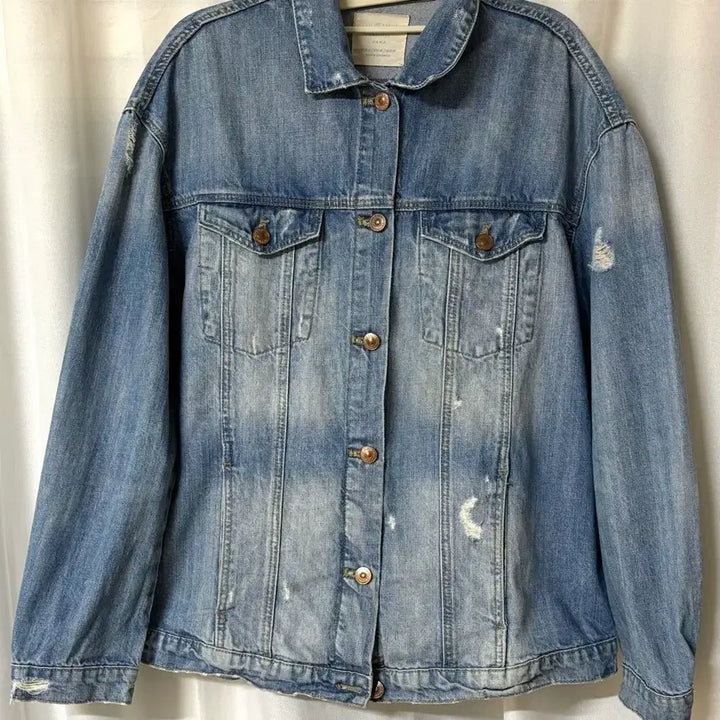 [SOLD OUT] 자라 WE DENIM 데님 자켓 데미지 워싱