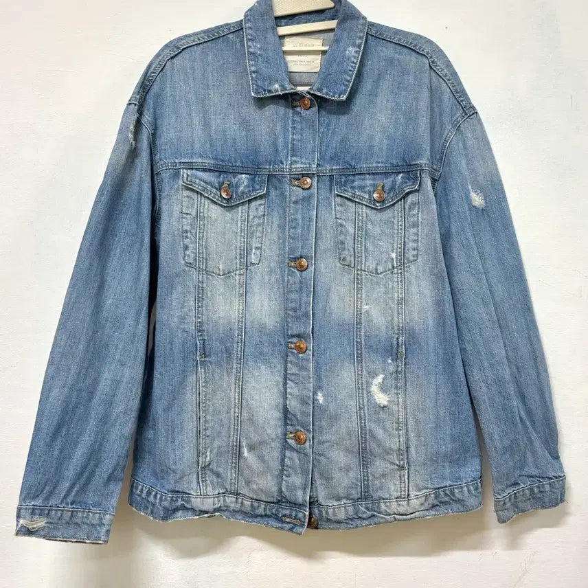 [SOLD OUT] 자라 WE DENIM 데님 자켓 데미지 워싱