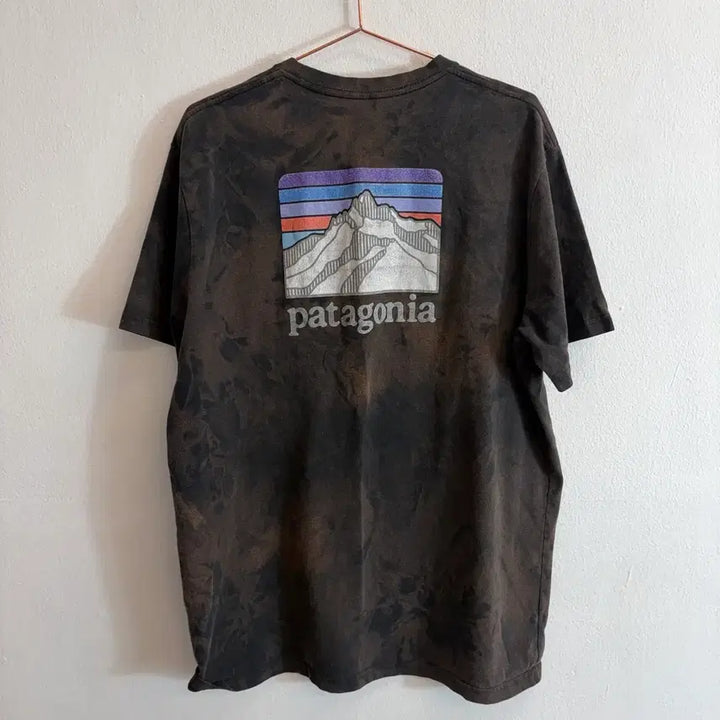 [SOLD OUT] 파타고니아 포켓 반팔 티셔츠 워싱 블랙(L)