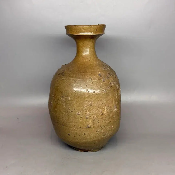 [BUNJANG] Goryeo Celadon Wide-Mouthed Flask Vase / 고려청자 광구병 편병