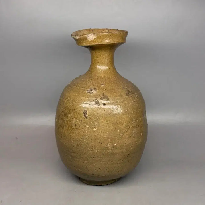 [BUNJANG] Goryeo Celadon Wide-Mouthed Flask Vase / 고려청자 광구병 편병